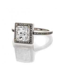 PRINCESS CUT DIAMOND 1.62 CT