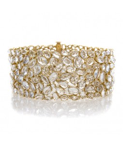 WHITE SAPPHIRE AND DIAMOND BRACELET