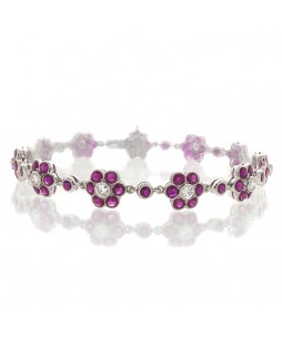 RUBY AND DIAMOND BRACELET