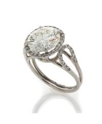 BRILLIANT CUT DIAMOND 4.01 CT