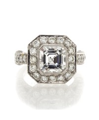 ASSCHER CUT DIAMOND 2.14 CT
