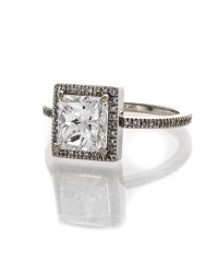 PRINCESS CUT DIAMOND 1.62 CT