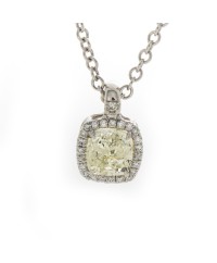 LIGHT FANCY YELLOW CUSHION 1.06 CT