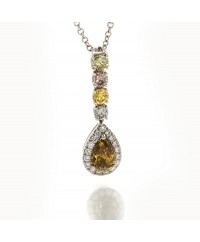 FANCY COLOR DIAMOND PENDANT