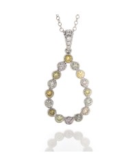 FANCY COLOR DIAMOND PENDANT