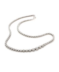 BRILLIANT CUT TENNIS NECKLACE