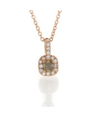 FANCY COLOR CUSHION CUT DIAMOND .17 CT