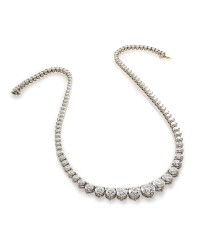 GRADUATED DIAMOND NECKLACE