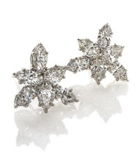DIAMOND CLUSTER EARRINGS