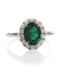 EMERALD & DIAMOND RING