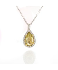 INTENSE YELLOW PEAR SHAPE 1.11 CTS